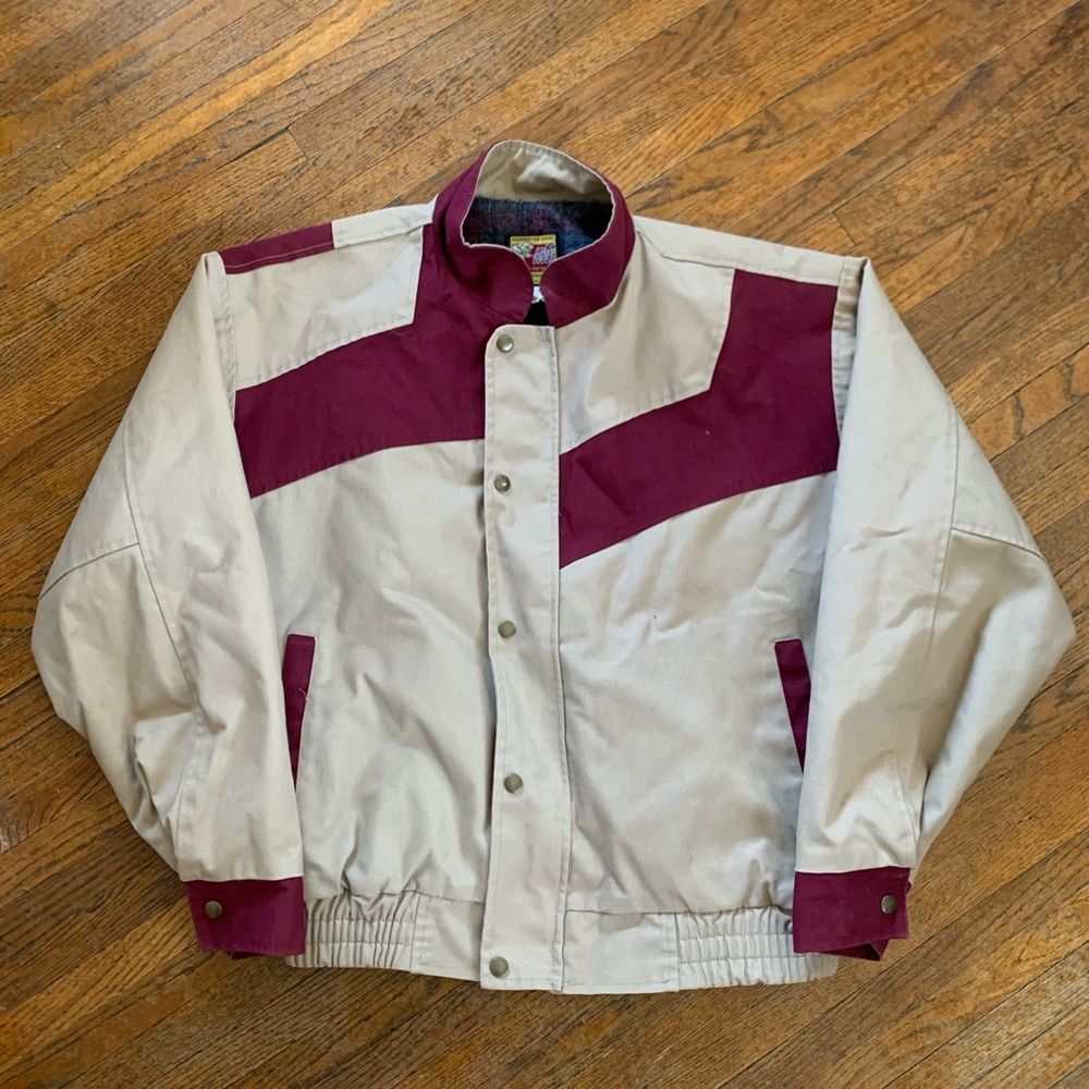 Vintage Bee-Wild Blanket Lined Jacket